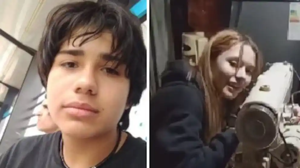 Josué tenía 14 años y Paloma 16.