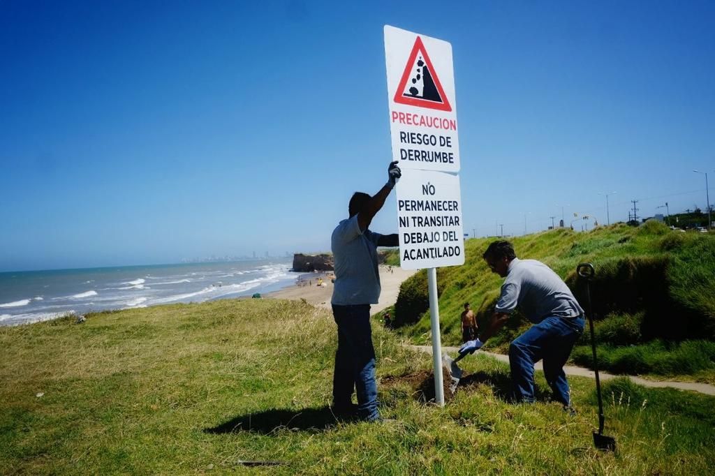 Mar del Plata: Luego de la tragedia donde murió la nena debajo de un acantilado, señalizaron la zona