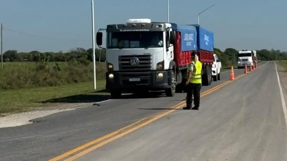 Felicia refuerza controles por el aumento de camiones tras el corte en la Ruta 34