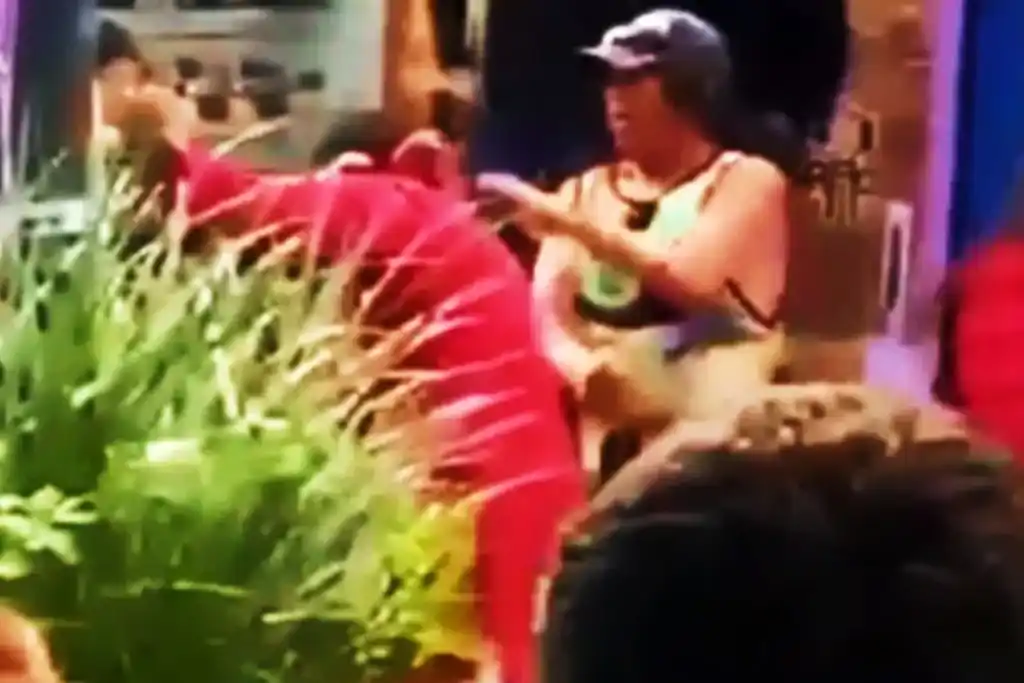 Vestidos como el Chapulín Colorado y “La Mona” Jiménez, redujeron a golpes de un ladrón