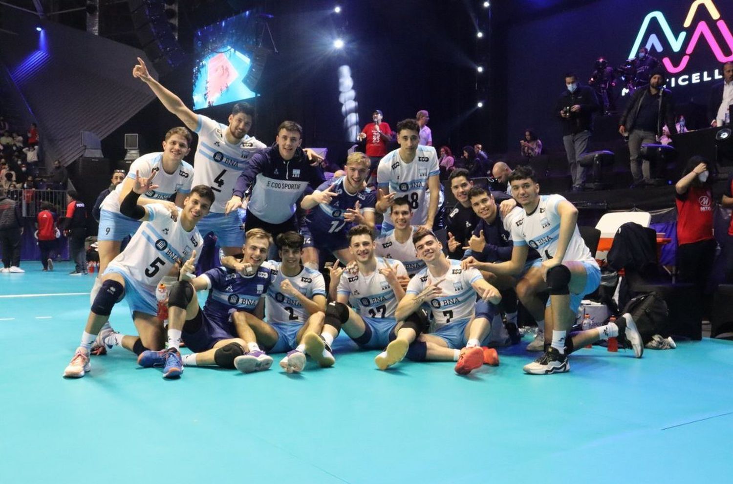 Vóleibol: el seleccionado argentino Sub’ 23 clasificó a los Juegos Panamericanos Santiago de Chile