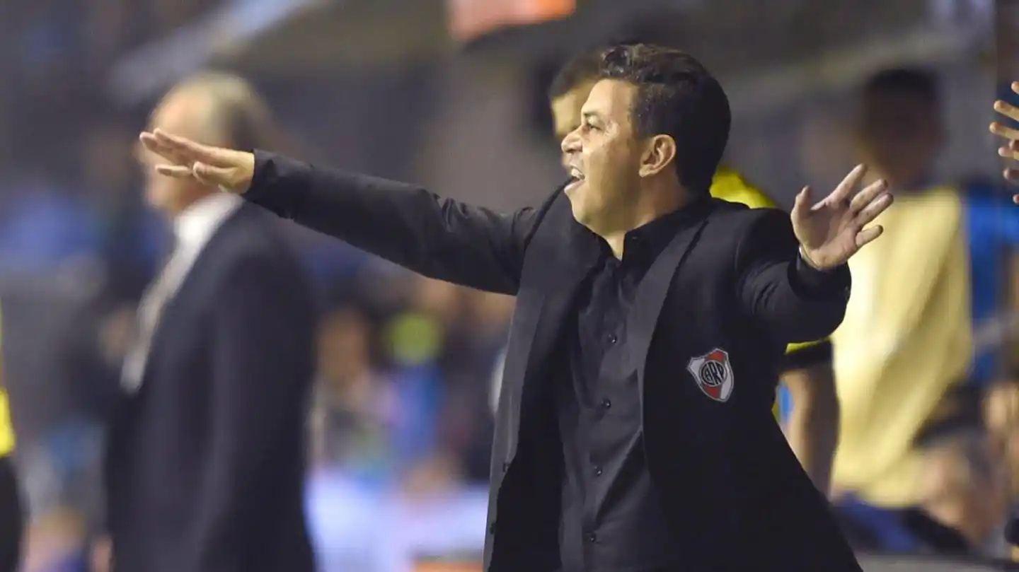 Las imperdibles reacciones de Gallardo durante el partido ante Palmeiras