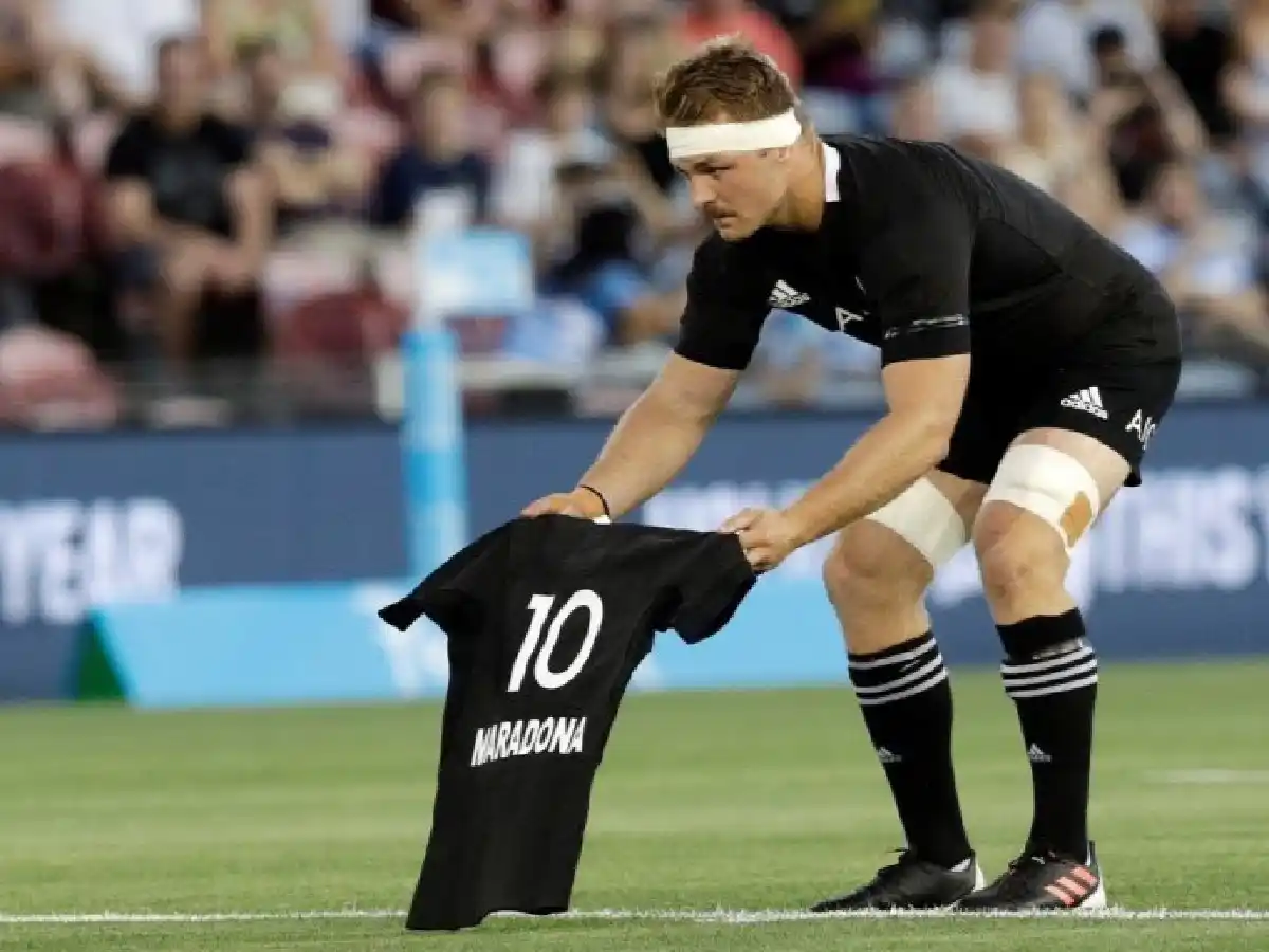 Los All Blacks homenajearon al inolvidable Diego Maradona [video]