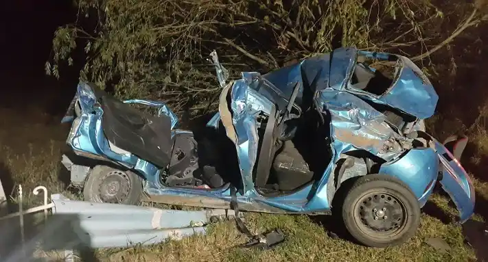 Choque de la Ruta 12: Murió uno de los dos jóvenes que estaba grave 