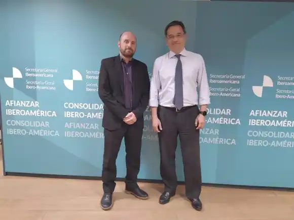 Hermanamiento con Lalín: Pablo Nápoli se reunió con autoridades de la Secretaría General Iberoamericana