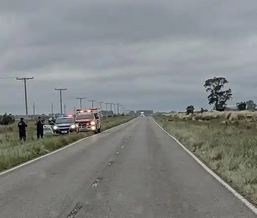 El siniestro fatal tuvo lugar este sábado en la mañana. Foto: Gentileza Rufino Noticias