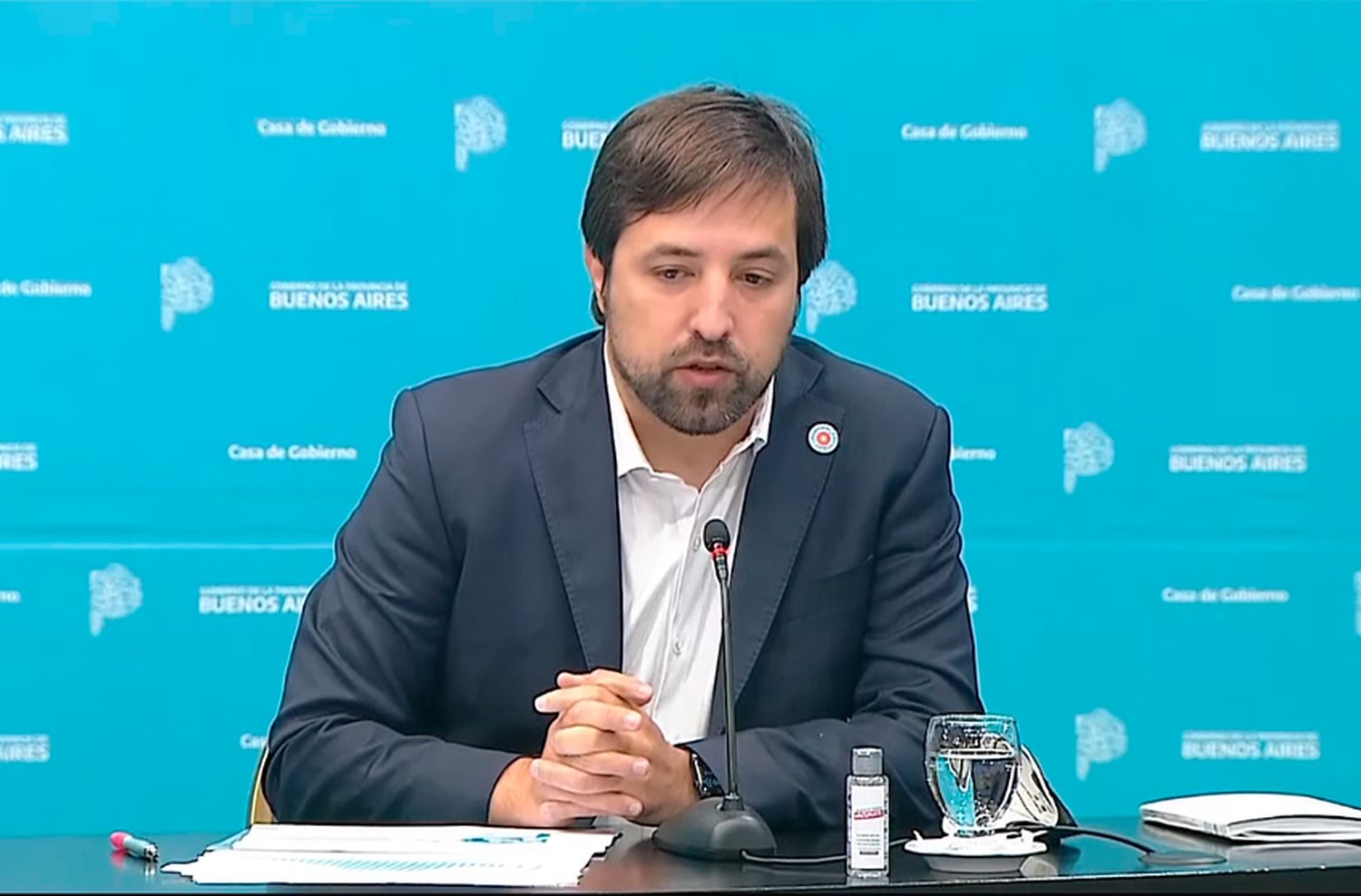 El ministro de Salud bonaerense, Nicolás Kreplak