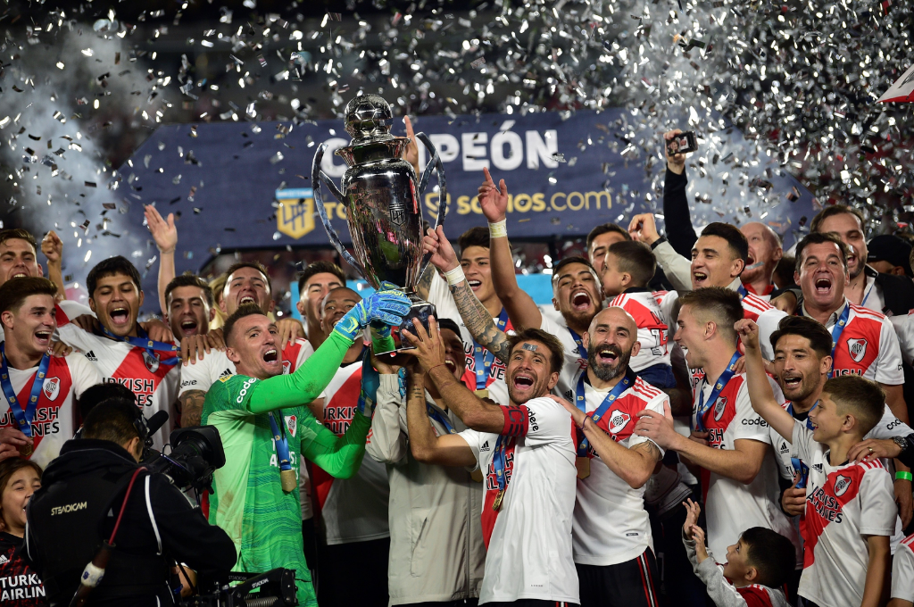 River goleó a Racing y se consagró campeón de la Liga Profesional