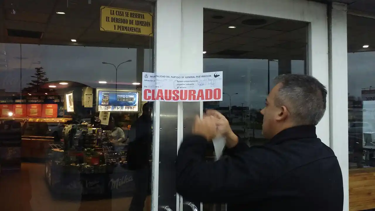 Estación de servicio violó una clausura, abrió y la cerraron de nuevo