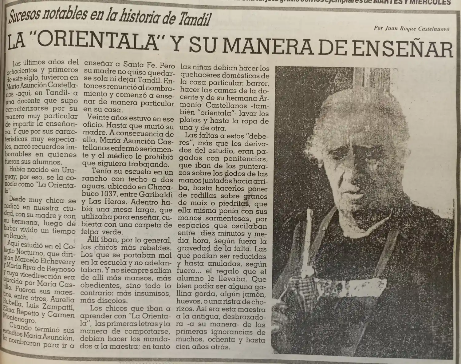 La "Orientala" y su manera de enseñar