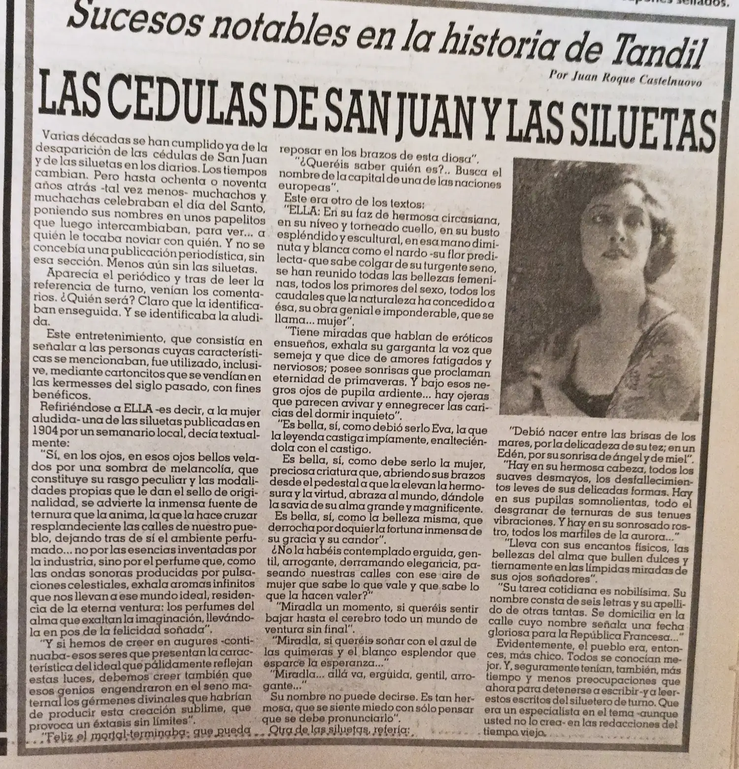 Las cédulas de San Juan y las siluetas