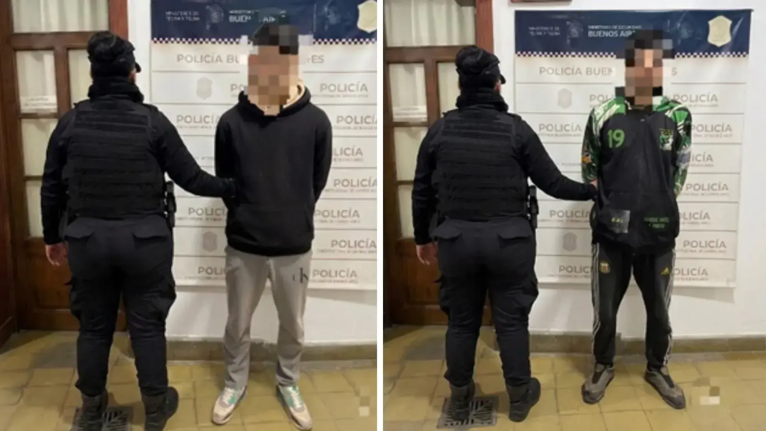 Dos hombres aprehendidos por alterar el orden en la vía pública