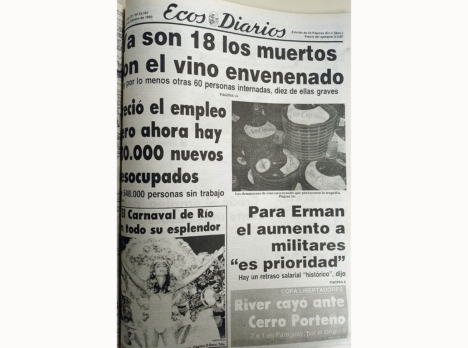 Miércoles 24 de febrero de 1993