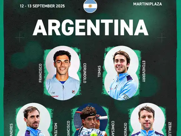 Frana confirmó el equipo argentino para la Copa Davis ante Países Bajos