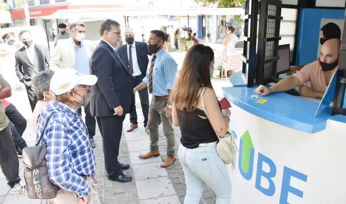 Se inauguró una nueva oficina SUBE en la Plaza 25 de Mayo