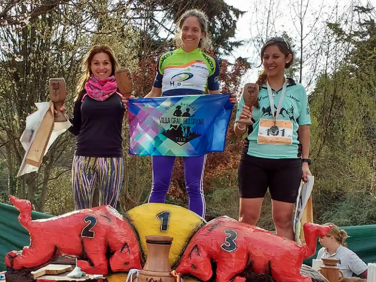 Zbrun subió al podio