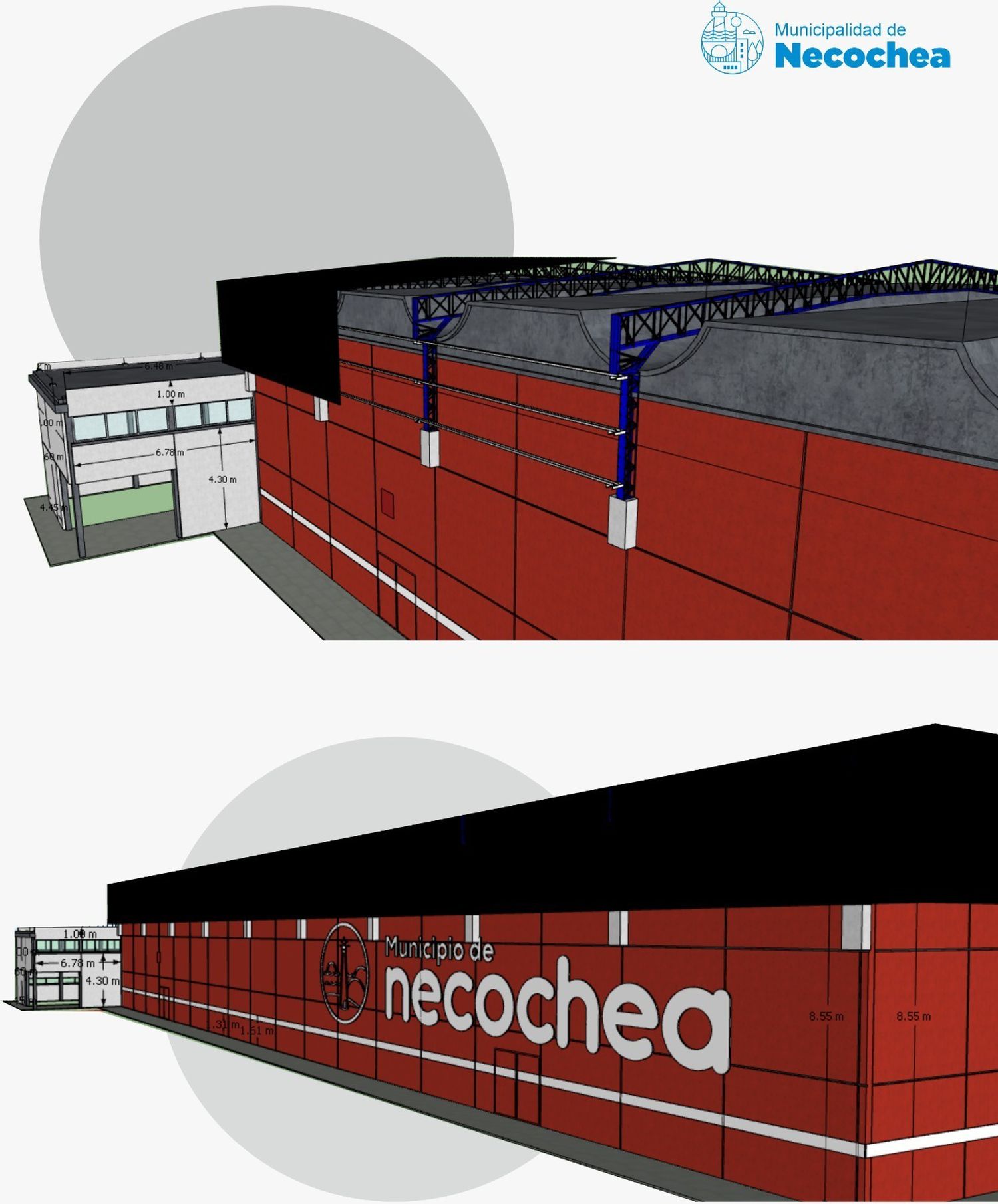 Proceso. De cómo será la colocación del nuevo techo y cómo quedará