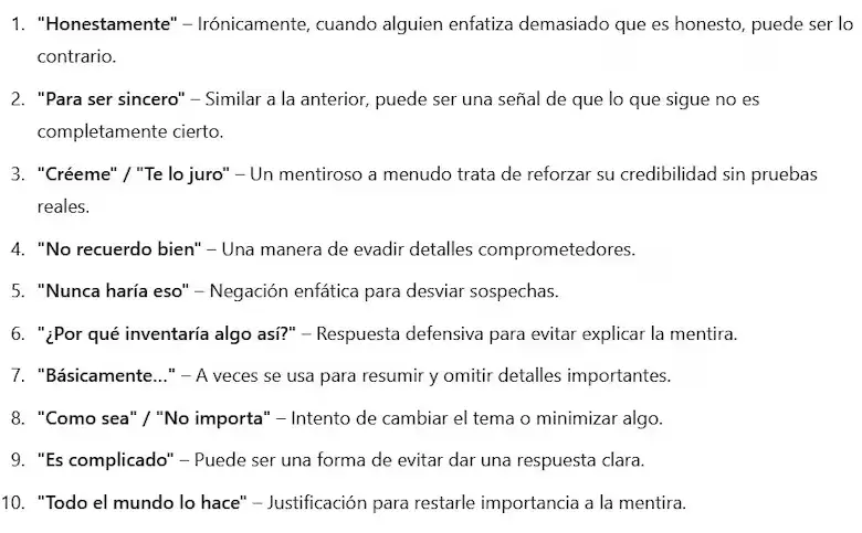 Mentiroso