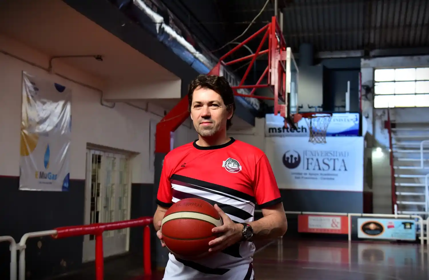 El entrenador "albo", Lisandro Salles