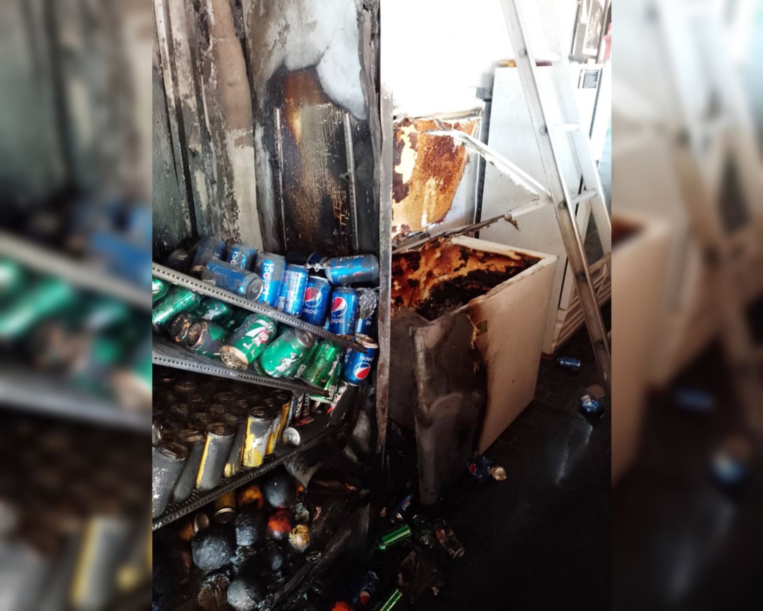 Revelaron cómo se originó el incendio del bar del Mercado del Frigorífico