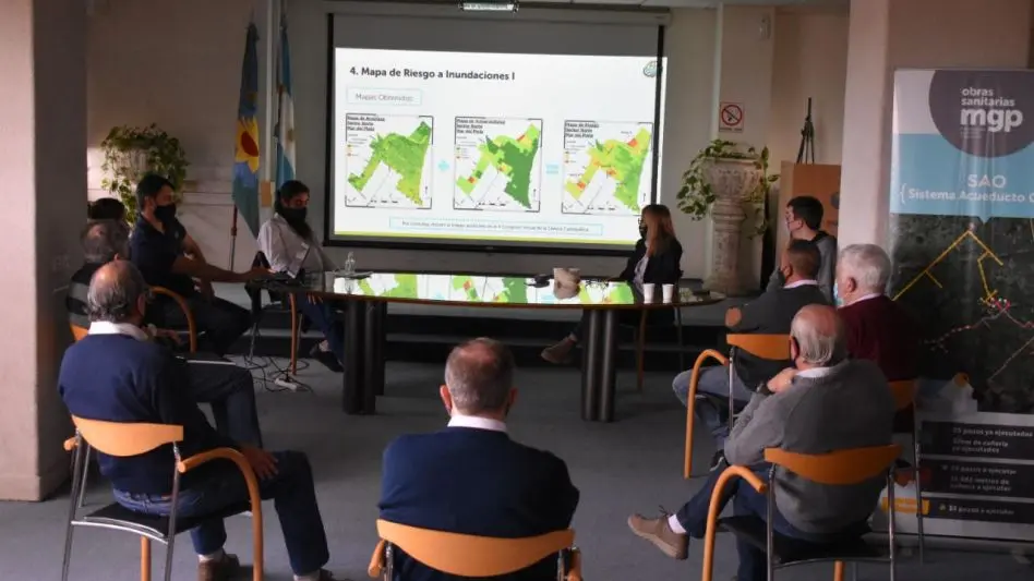 Inundaciones: Profesionales de Osse junto a pasantes de la Facultad de Humanidades presentaron el avance de un mapa de Riesgo