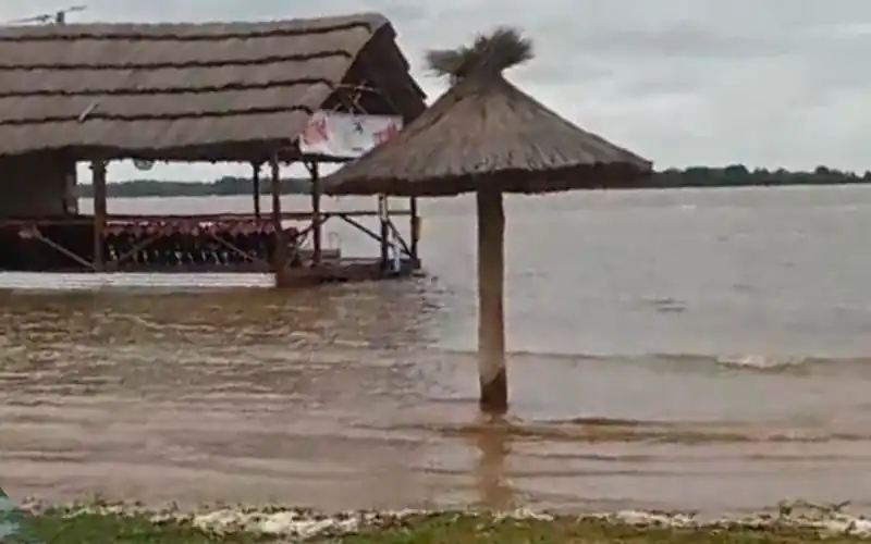 La playa de Obligado, ahora