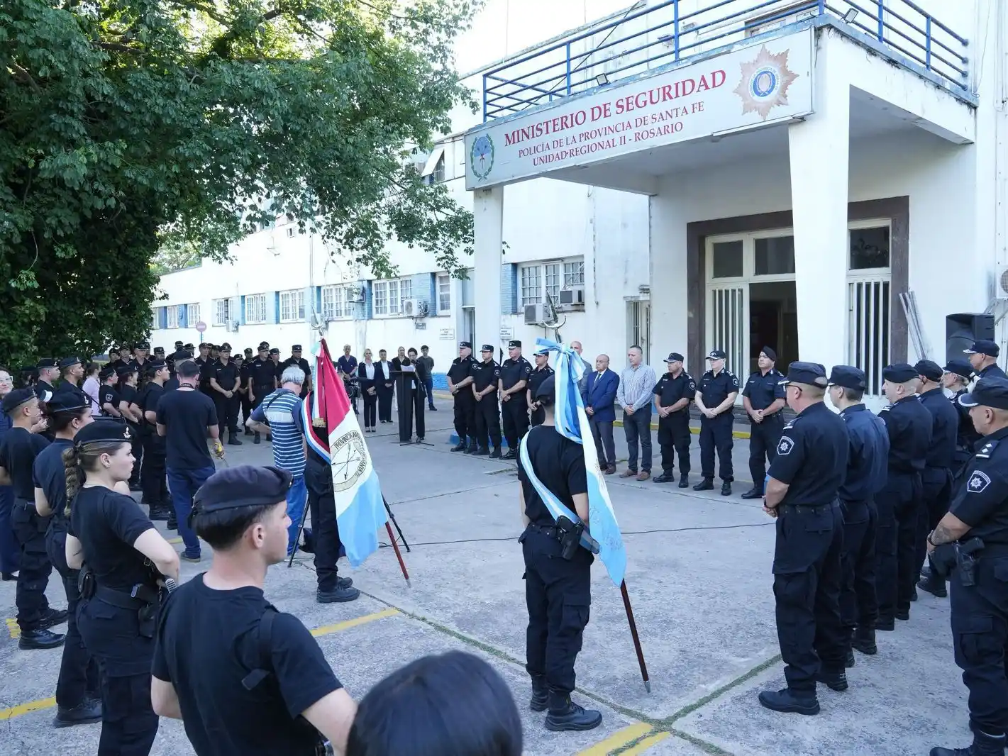 Oficializaron en su puesto al nuevo jefe y subjefe de la Policía en Rosario