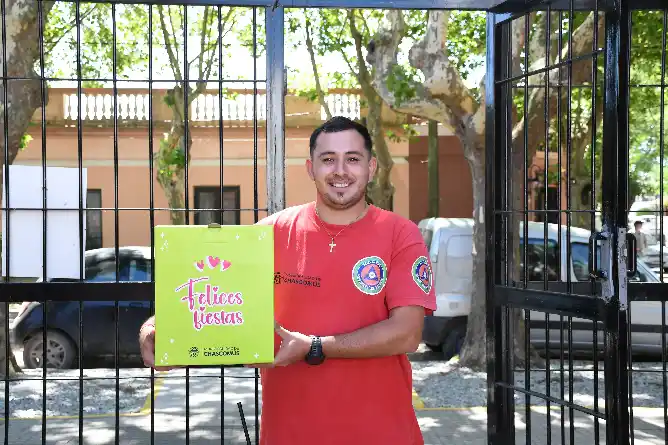 Trabajadores municipales de Chascomus recibieron cajas navideñas