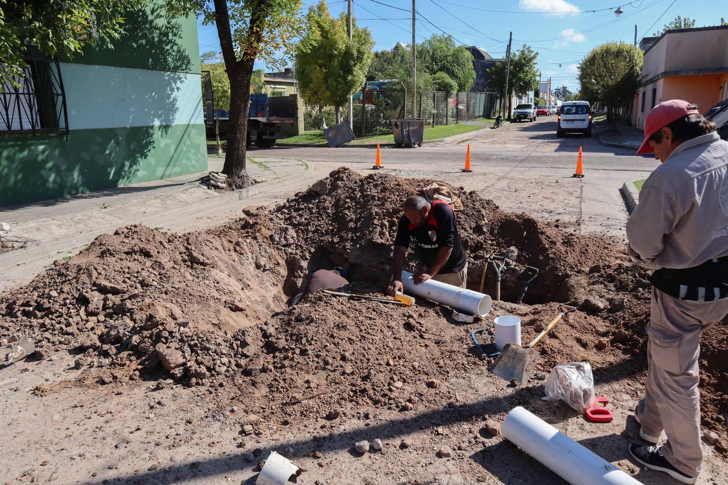 Realizan conexión de Red Cloacal y Agua