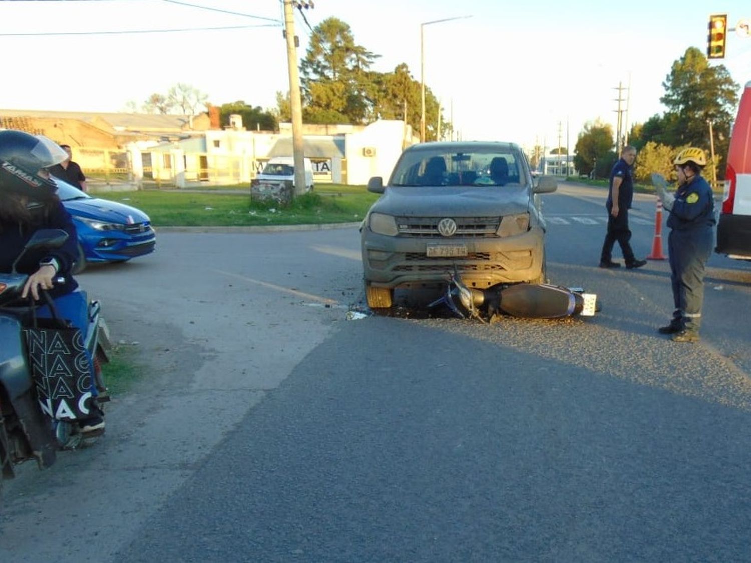 Dos accidentes en Venado: uno en ruta 8 y Leoncio de la Barrera, con dos hospitalizadas