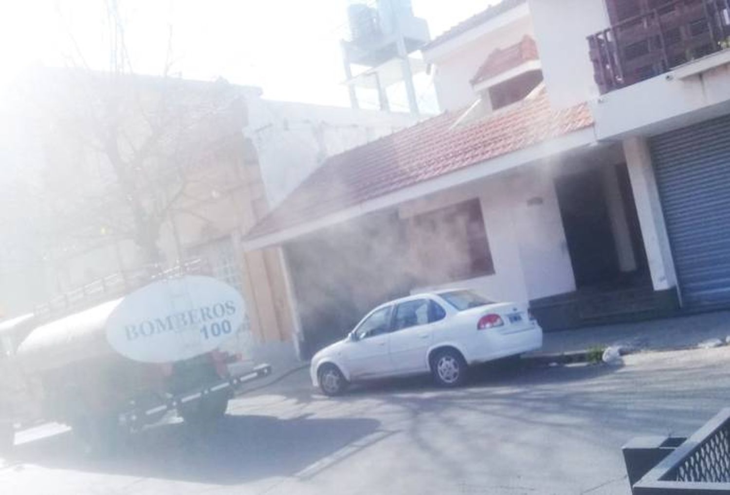 Incendio en una vivienda céntrica de la ciudad
