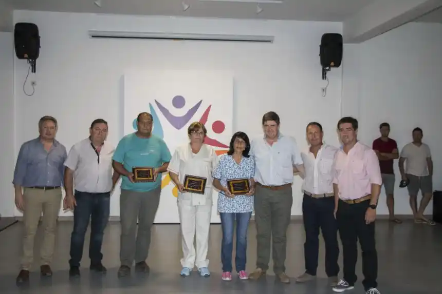 Gargaglione brindó con trabajadores municipales