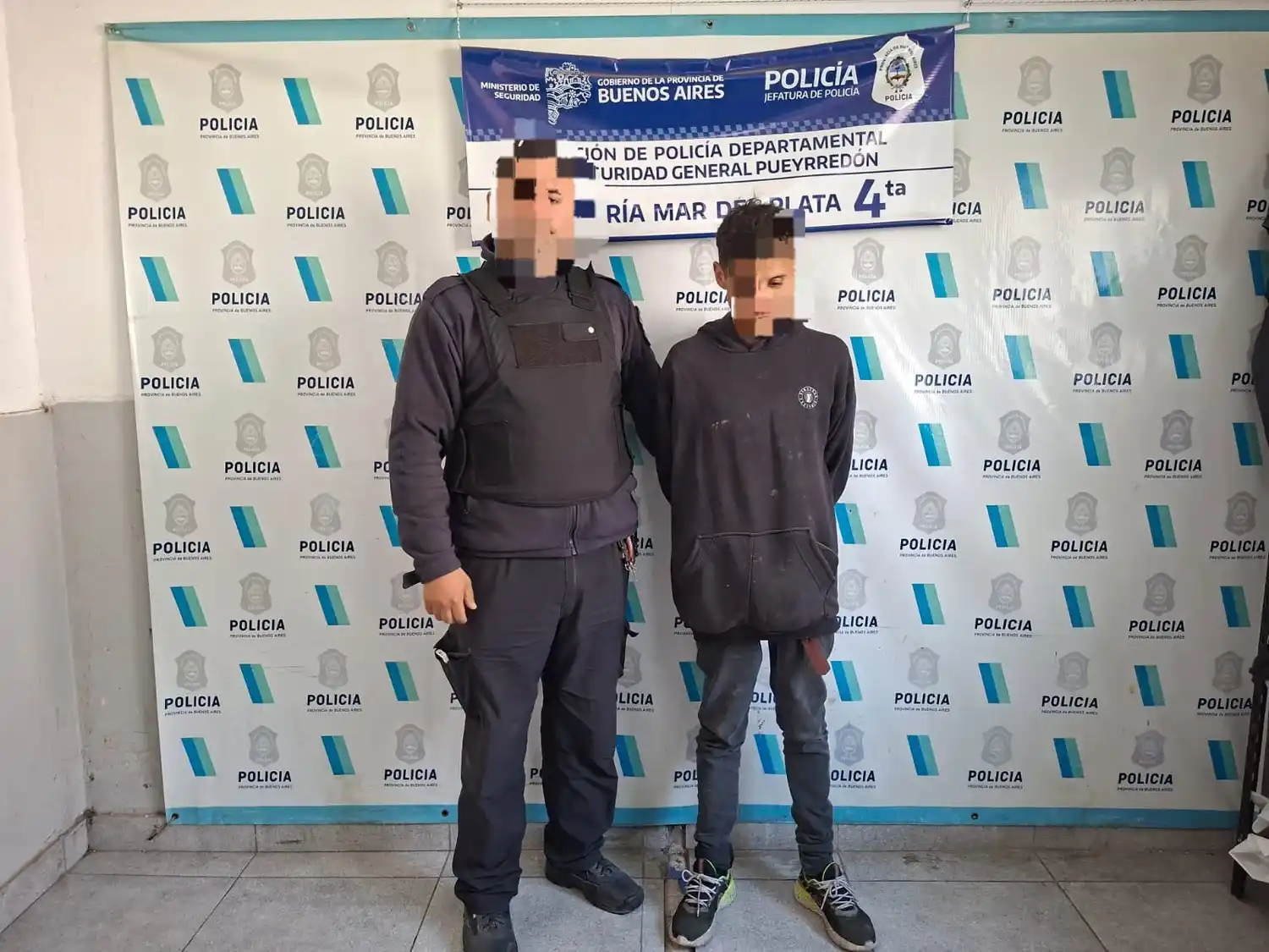 El hecho ocurrió en la zona de avenida Colón y Teodoro Bronzini.