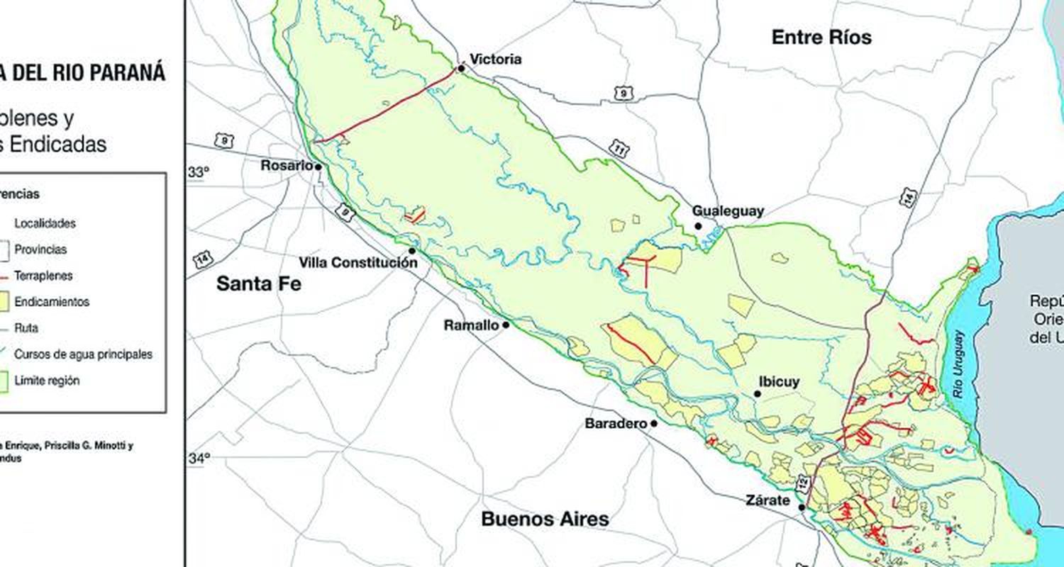 Advierten sobre los efectos de los terraplenes en zona de islas