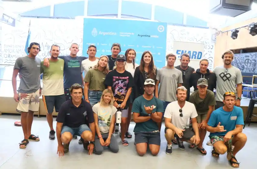Inés Arrondo anunció su apoyo para la temporada de surf 2023