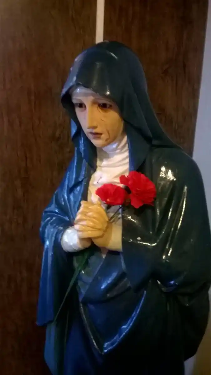 Creer o reventar: Virgen que llora sangre conmociona Paraná