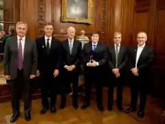 Milei participó de la cena del Consejo mundial del JP Morgan