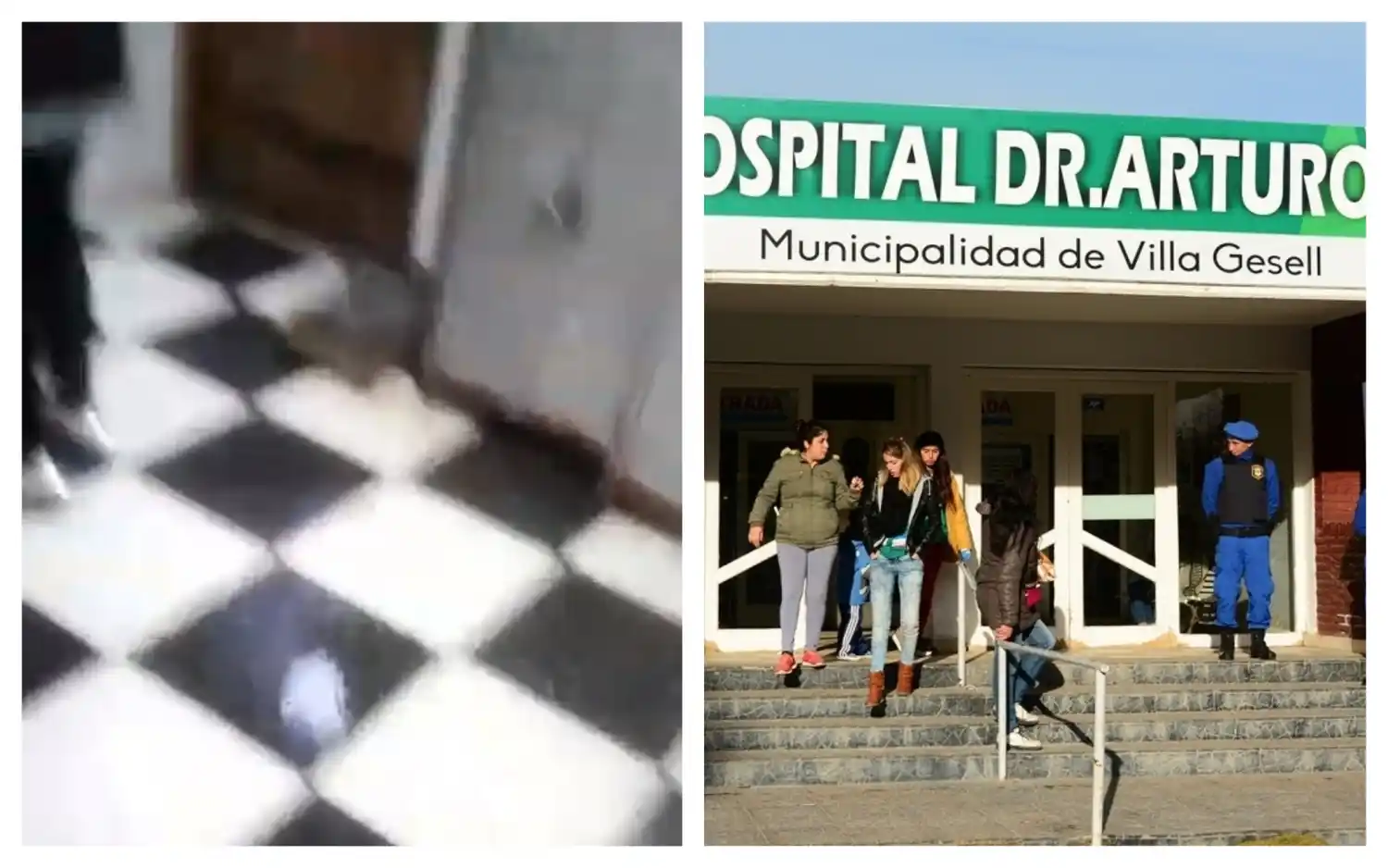 Se inundó la internación del Hospital de Villa Gesell y los pacientes quedaron bajo el agua