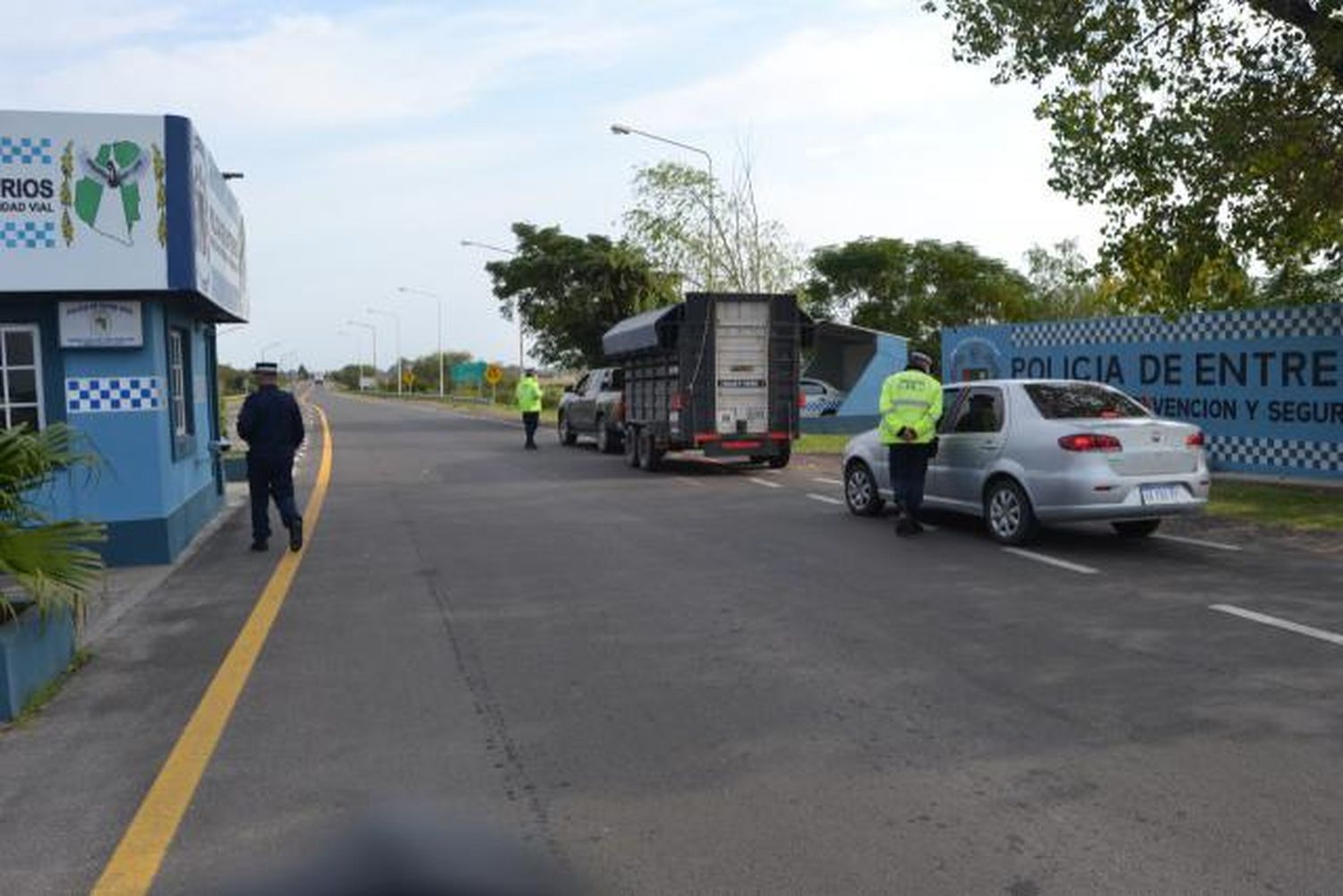 La Policía Caminera Gualeguay está realizando los controles pertinentes