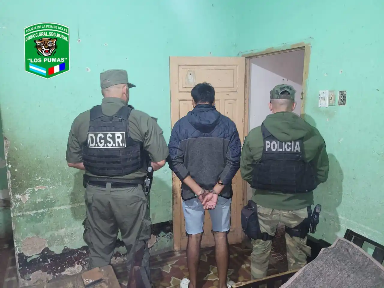 Una de las detenciones por abigeato.