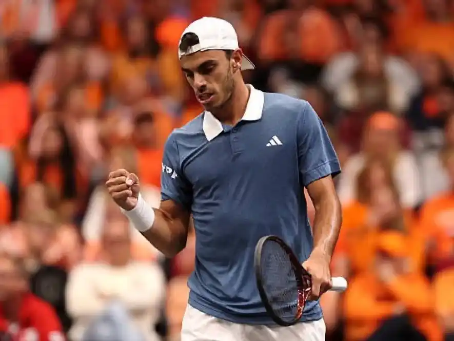 Cerúndolo consiguió el segundo punto para Argentina.