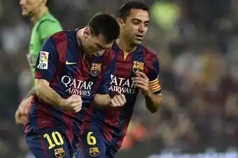 Messi hizo tres goles y es el máximo goleador de la Liga Española