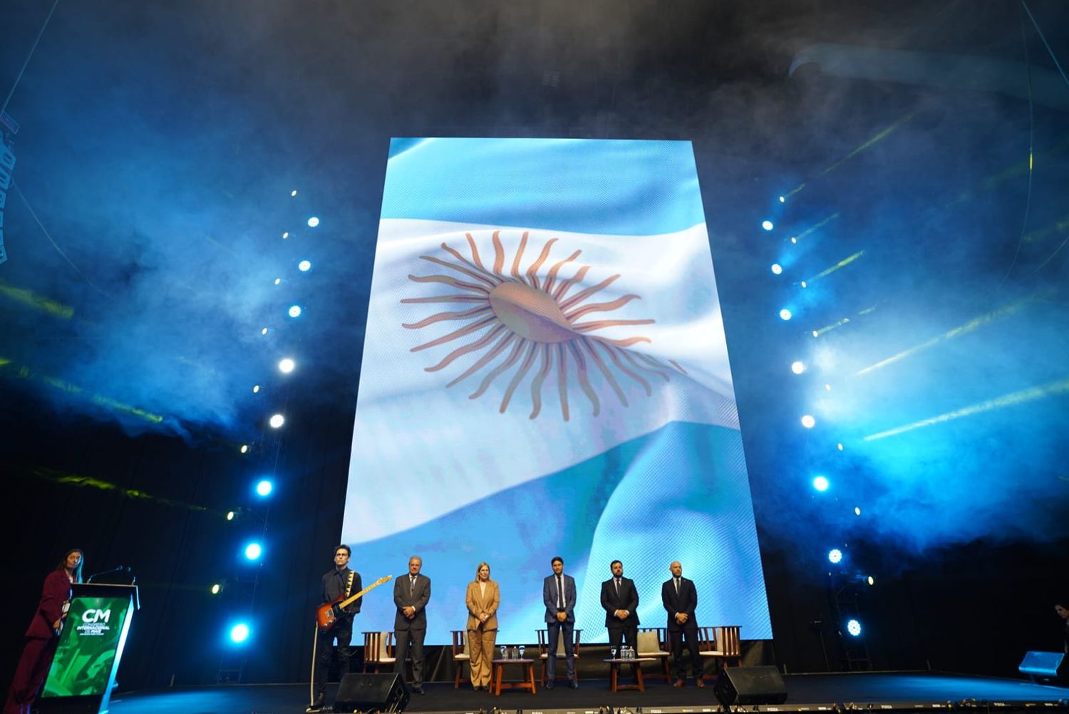 Con la presecia del Gobernador de Santa Fe se inauguró el CIM 2025 en Rosario.