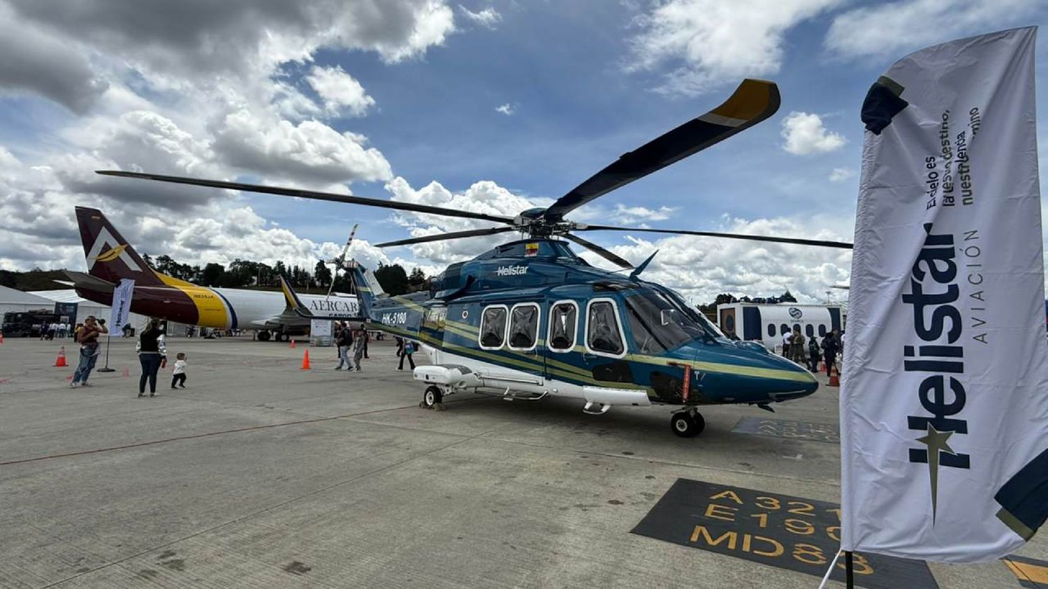 Helistar presentó en la F-AIR Colombia dos aeronaves clave para misiones médicas y operaciones en mar abierto