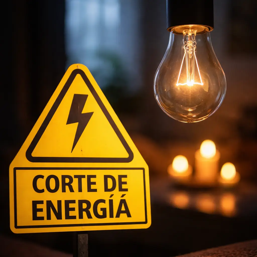 Corte de energía programado por trabajos en la red eléctrica