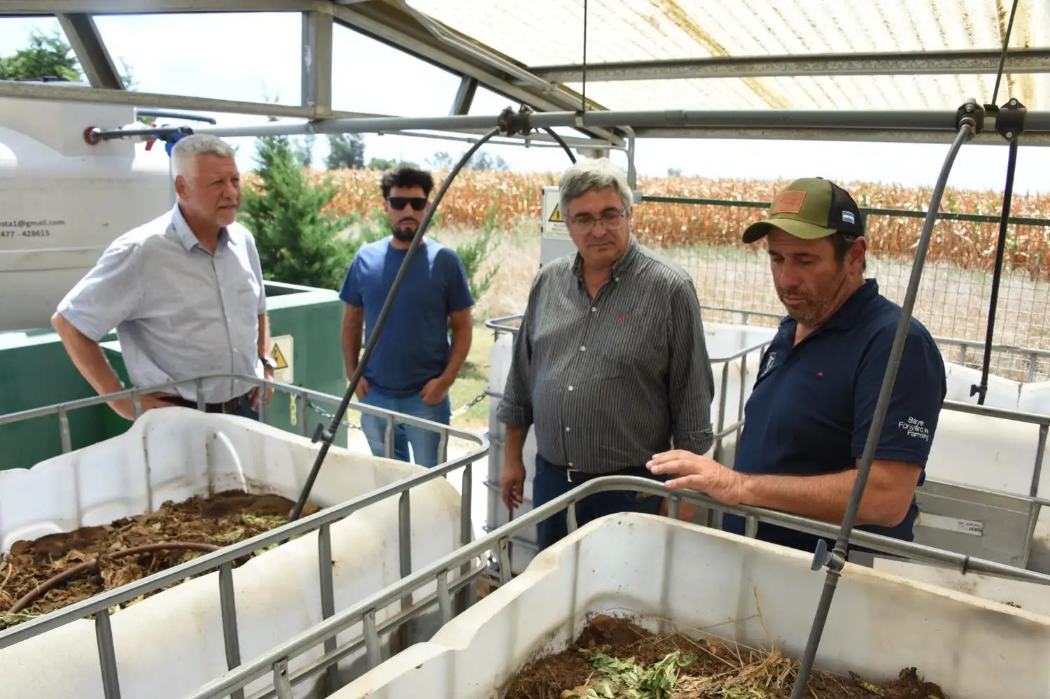 Javier Rodríguez estuvo en Pergamino.