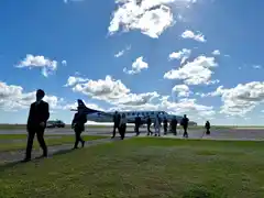 Cuál fue la ocupación de los vuelos a Tandil en el primer mes de funcionamiento