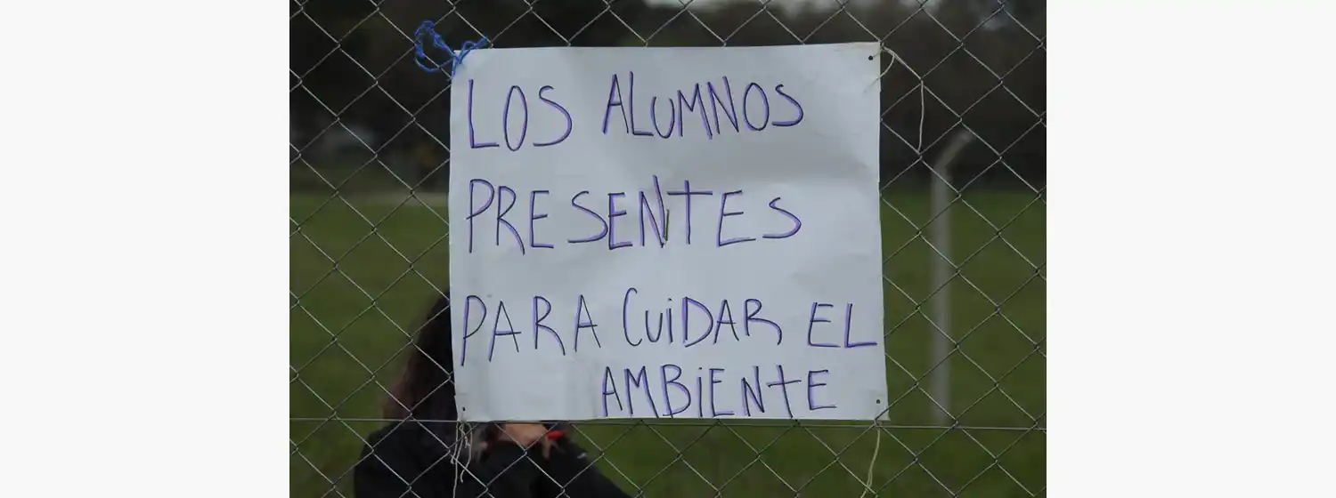 Protesta en la Laguna de los Padres contra la construcción de Zoonosis