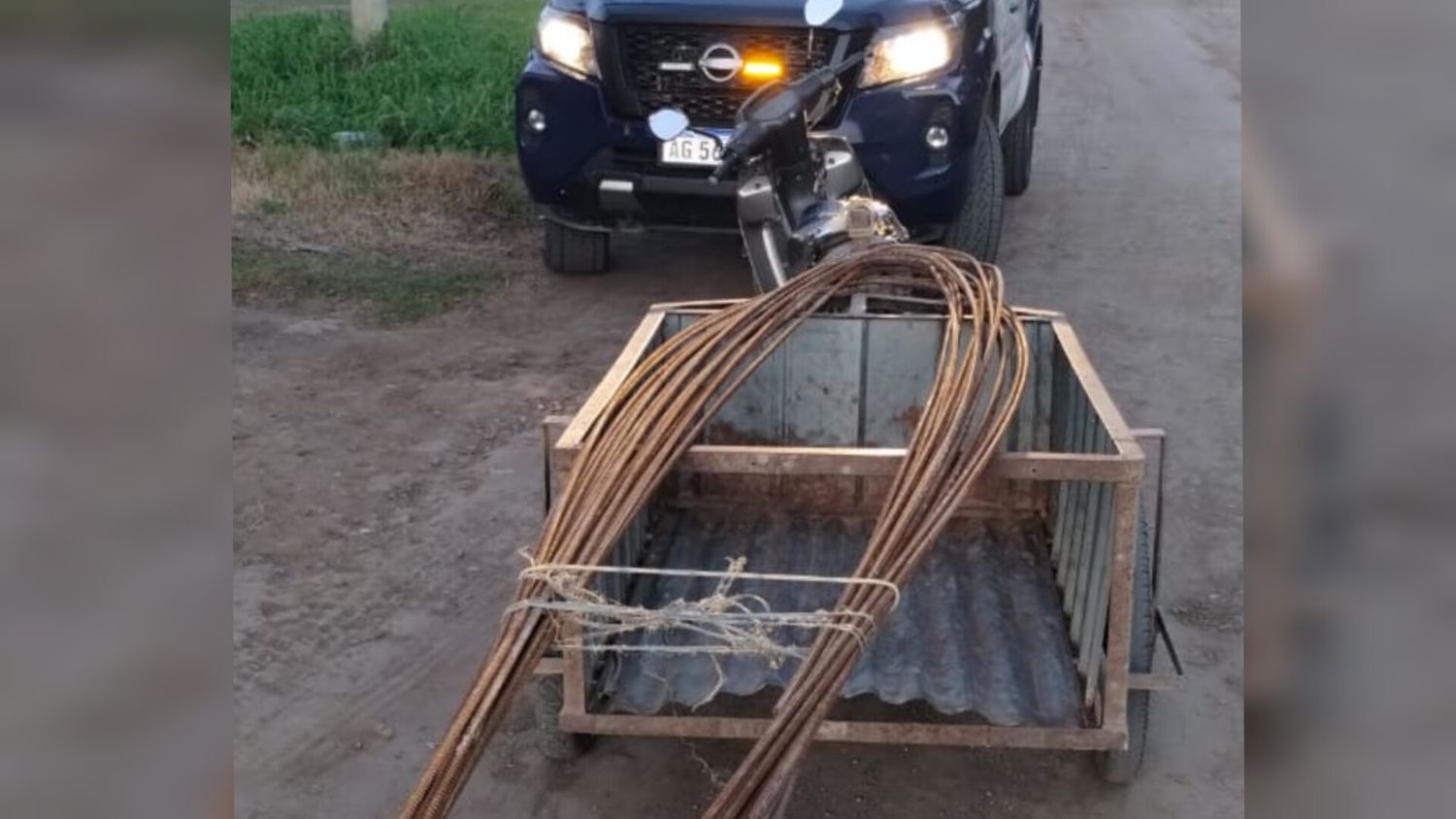 El hecho fue detectado por la Guardia Local.