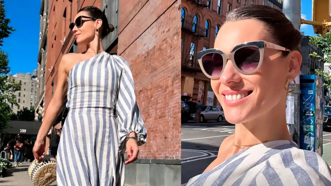 Pampita deslumbró en Nueva York con looks de otoño y postales glamorosas desde Manhattan